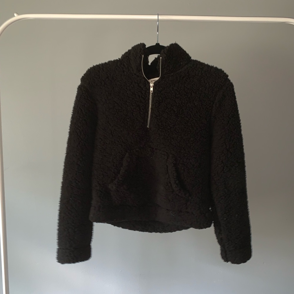 black teddy sweater